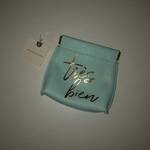 Turquoise coin purse